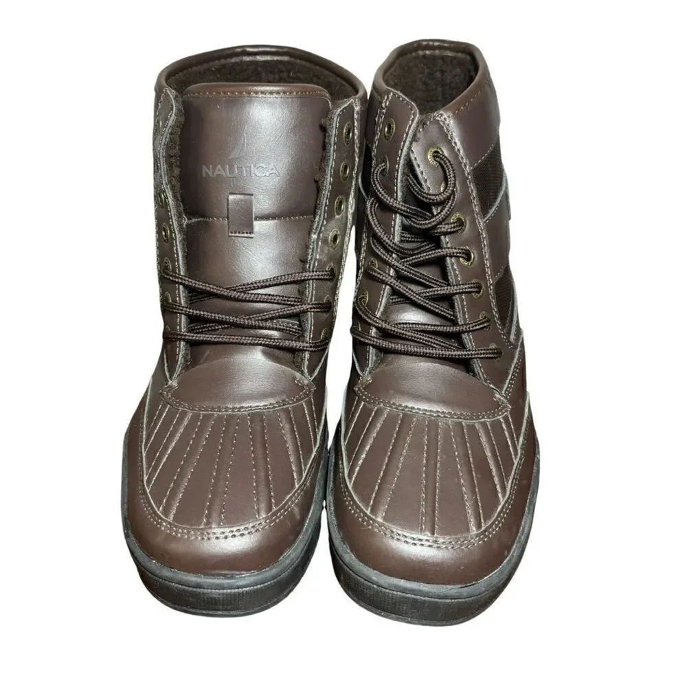 Men’s nautica winter snow boots size 9 brown